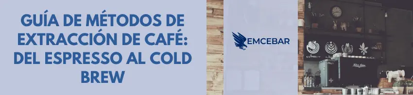 Guía de métodos de extracción de café: del espresso al cold brew