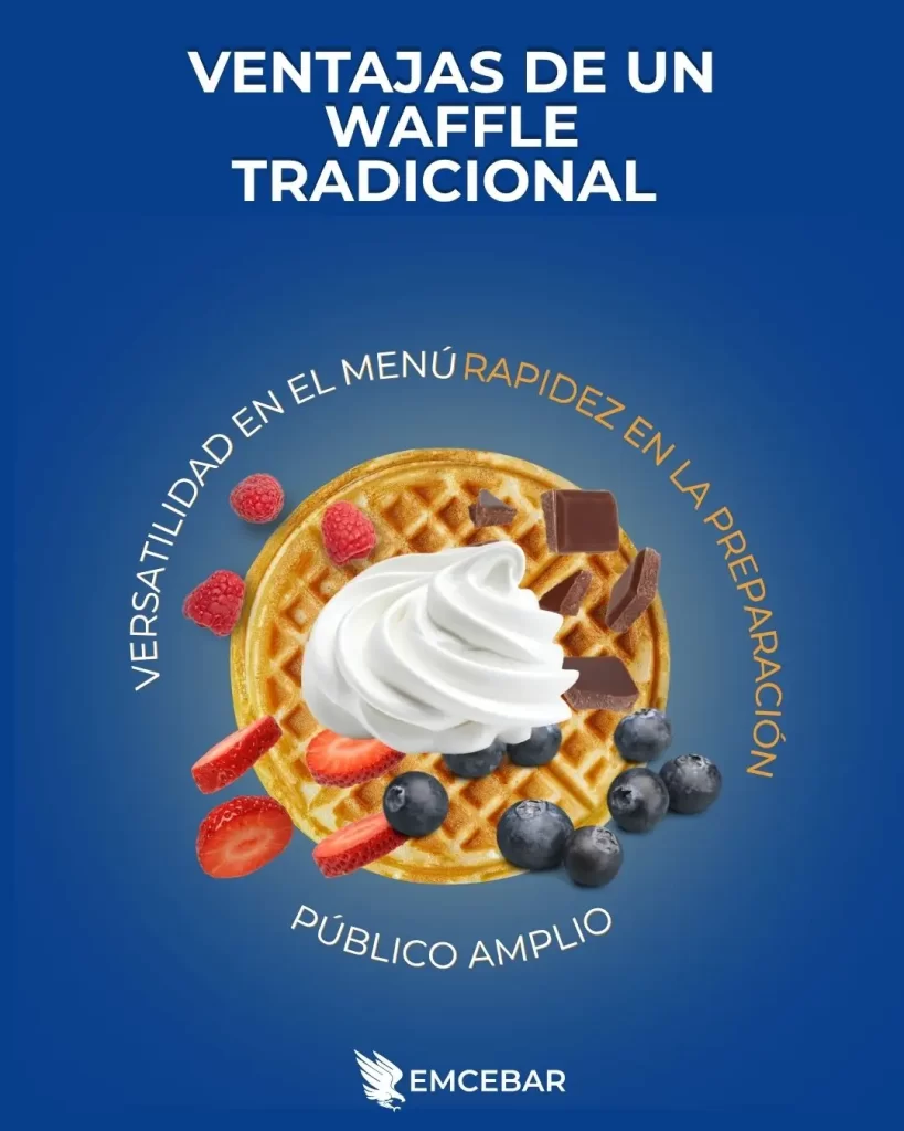Ventajas de un waffle tradicional