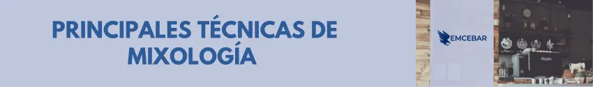 Principales técnicas de mixología