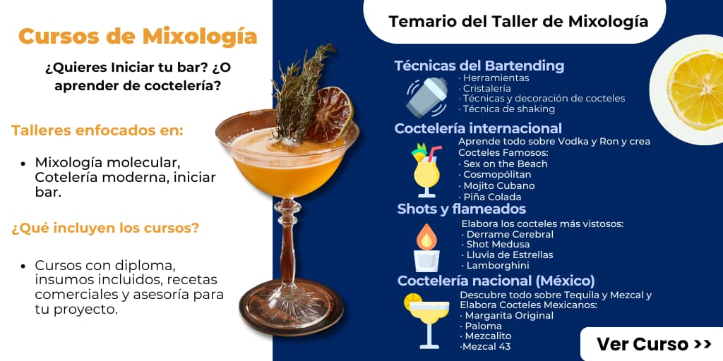 Cursos de Mixologìa