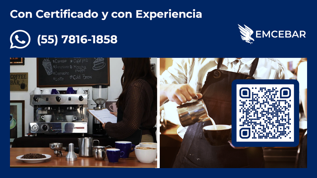 Ejemplo de área de prácticas en cursos profesionales de Barismo con Certificado en EMCEBAR