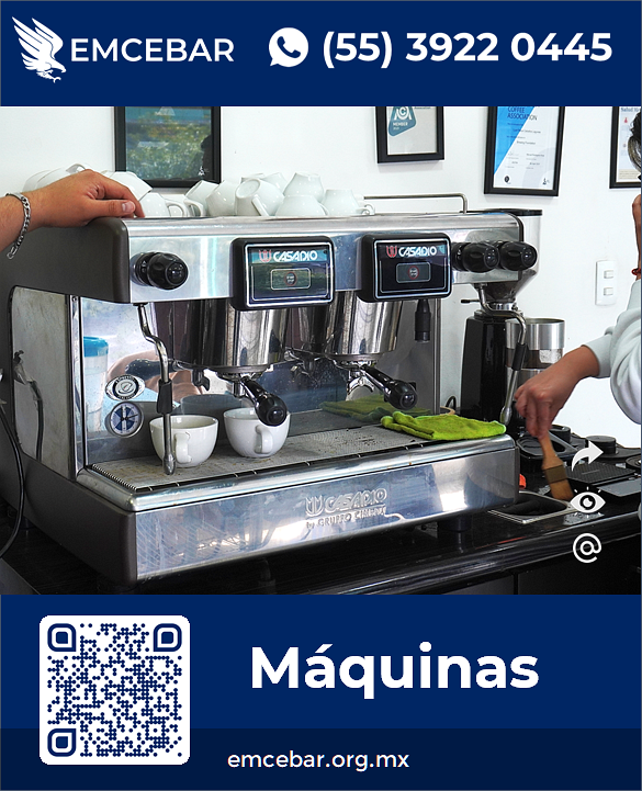 Máquina Profesional de Espresso para Cursos y Prácticas en EMCEBAR