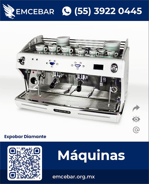 Ejemplo de Máquina Profesional de Espresso - Expobar Diamante - EMCEBAR