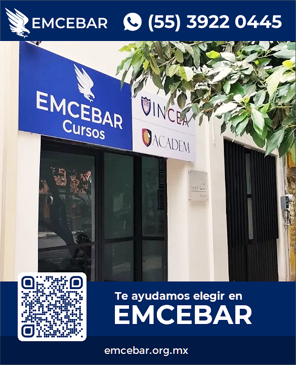 Ejemplo de entrada de sucursal en CDMX de EMCEBAR