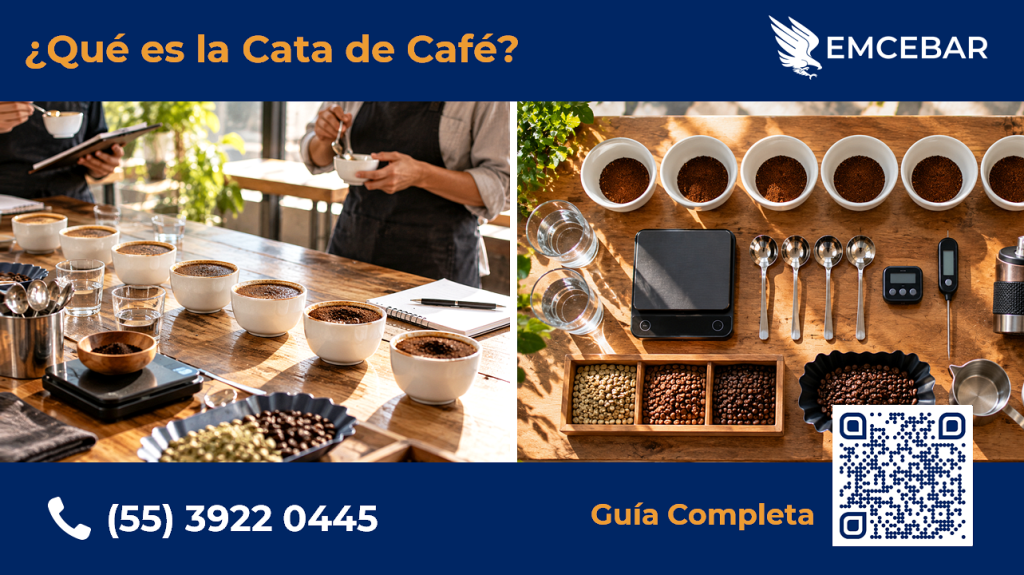 Proceso y herramientas de Catación de café en presentación o curso