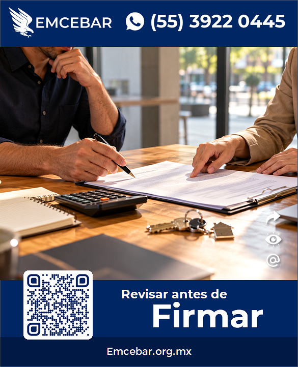 Revisión y lectura de contrato para local de cafetería