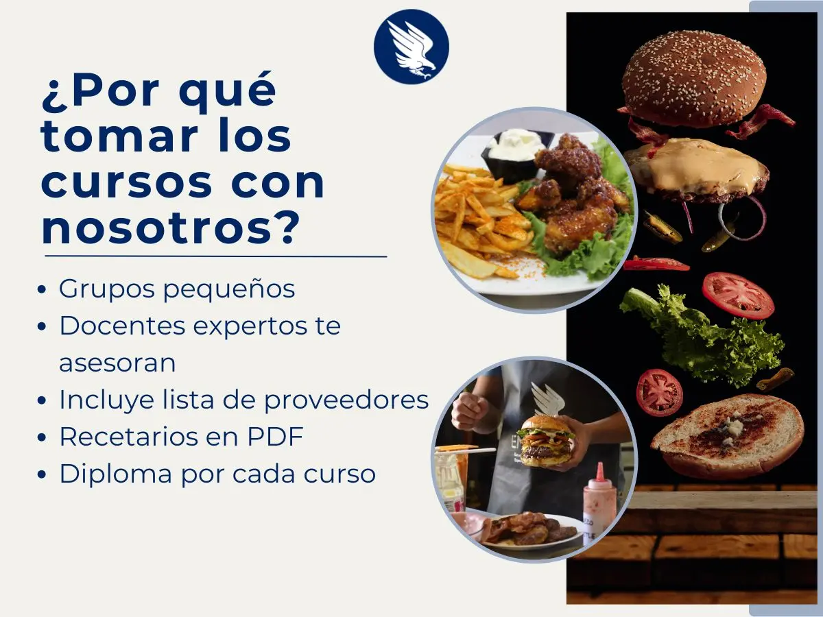 Cursos para iniciar Negocio de Hamburguesas y alitas