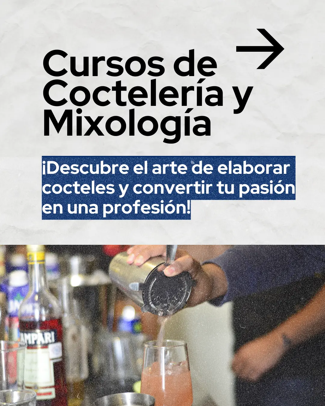 Curso de coctelería profesional EMCEBAR