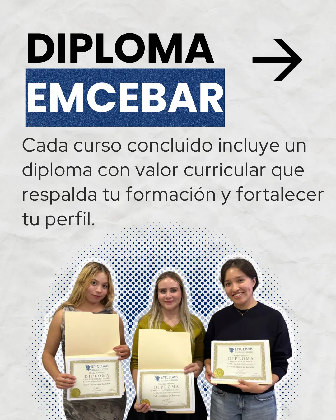 Diploma con valor curricular EMCEBAR
