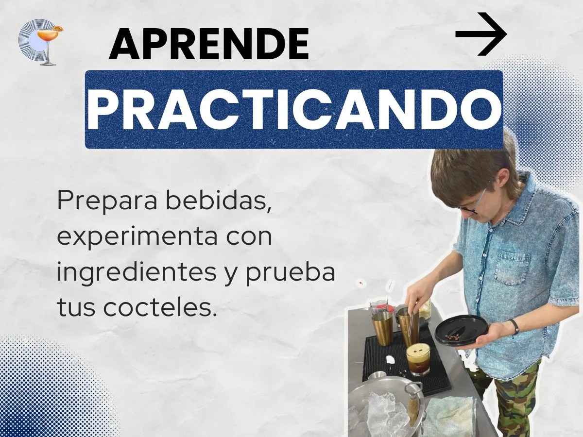 Aprende coctelería practicando en EMCEBAR